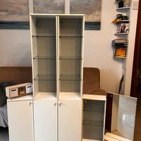 mobili da bagno IKEA colore bianco composti 