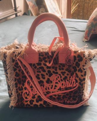 Borsa mc2 saint barth mini vanity leopardata