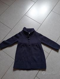 Cappottino blu scuro bambina Iana kids- 4 anni