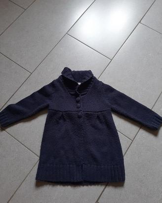 Cappottino blu scuro bambina Iana kids- 4 anni