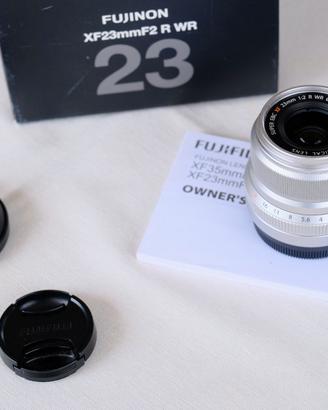 FUJIFILM FUJI XF 23mm f/2 23 2LM R WR SILVER