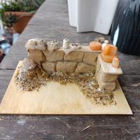 presepe ambiente formaggi Thun 