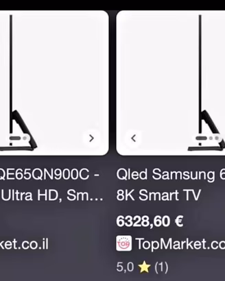 Smart tv samsung neo qled 8k 65/75 pollici one con