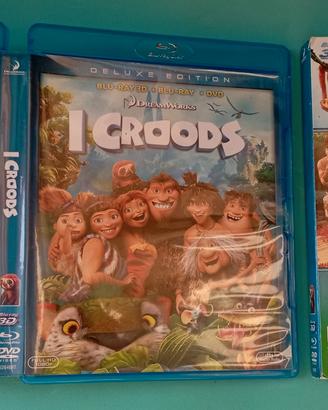 I CROODS blu ray 3D + blu ray + dvd deluxe edition