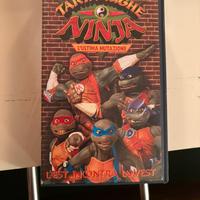 Cassette VHS delle Tartarughe Ninja