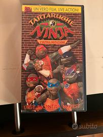 Cassette VHS delle Tartarughe Ninja