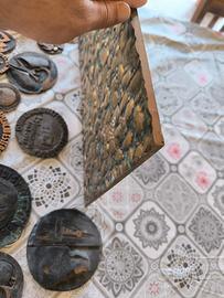 lotto di medaglie in bronzo 