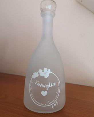 Bottiglia vetro bomboniera