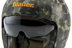 Casco jet in pelle Blauer Pilot 1.1  tg s