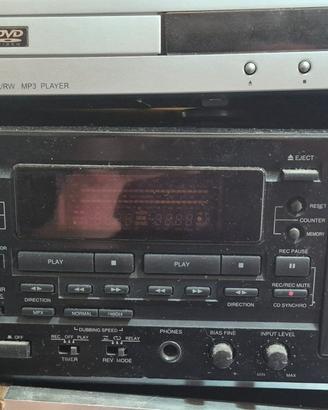 registratore audiocassette Denon drw 585