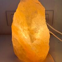 Lampada di sale rosa himalayano