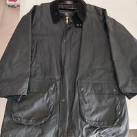 Giacca giacca Burberrys London cerata colore verde