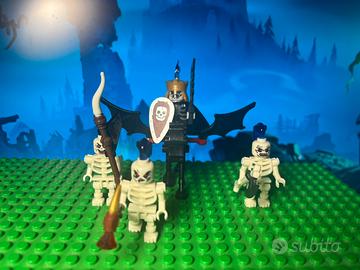 Lego Castle Skeleton king + 3 skeleton berserkers