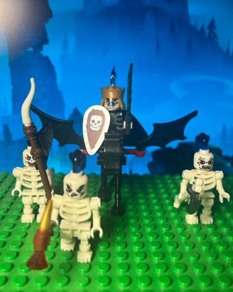 Lego Castle Skeleton king + 3 skeleton berserkers