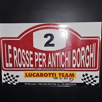 targhe per appassionati corse auto , raduni 