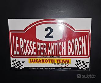 targhe per appassionati corse auto , raduni 