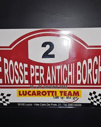 targhe per appassionati corse auto , raduni 