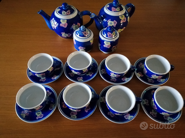 Set caffè/the 8 tazze fine porcellana