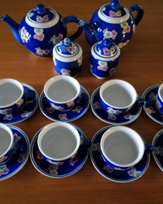 Set caffè/the 8 tazze fine porcellana