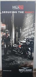 Manifesto pubblicitario moto guzzi