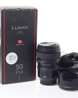 OBIETTIVO PANASONIC LUMIX S PRO 50 MM F/1.4. L-M.