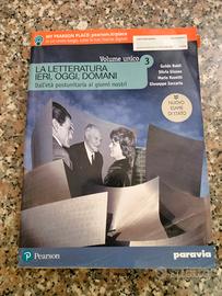 La letteratura ieri, oggi, domani.  