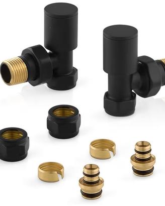 Kit valvola e detentore per termoarredo