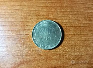 Moneta da 200 lire anno 1979