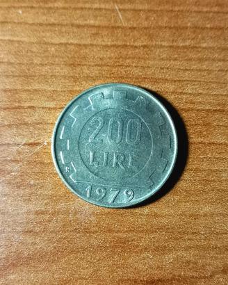 Moneta da 200 lire anno 1979