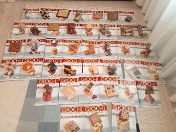 Giochi d'ingegno in legno; 53 pezzi - Mondadori Ed