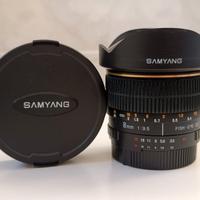 SAMYANG 8 mm f3.5 PER NIKON FISHEYE