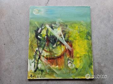 Antonio Cendamo olio su tela