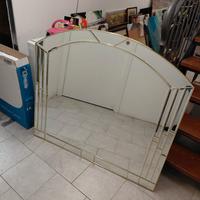 specchio in ottone vintage 