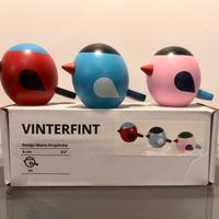 IKEA Vinterfint decorazione 3 uccellini