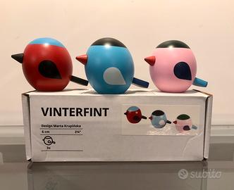 IKEA Vinterfint decorazione 3 uccellini