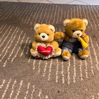 Peluche coppia orsetto e orsetta