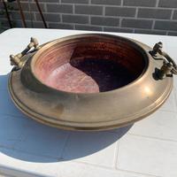 Braciere antico di rame grande