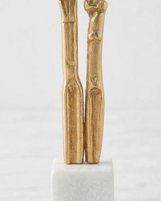 Scultura Yanni Souvatzoglou Bronzo e Marmo