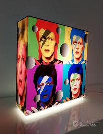 Lampada, dischi, David Bowie, vinili