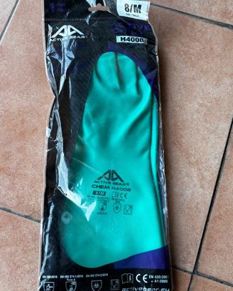 Guanti nitrile professionali Active Gear T.8 nuovi