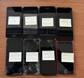 Lotto cellulari Android smartphone Huawei Samsung 
