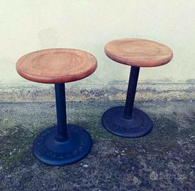 Sgabelli industriali vintage 