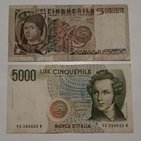 28#. Banconote 5000 lire Antonello da Messina e Be