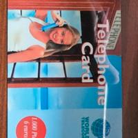 scheda telefonica vintage spagna 2000