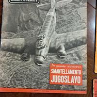 4 riviste riginali 2 guerra mondiale militaria