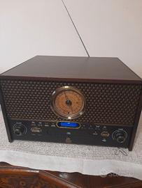 Lettore di Vinili, Lettore CD, USB, Radio FM, Radi
