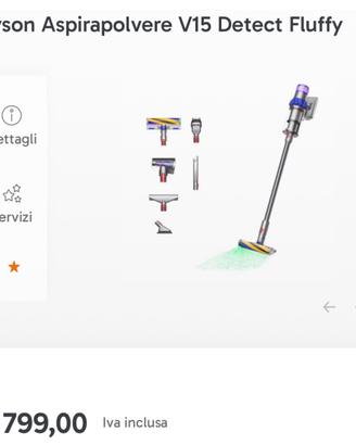Aspirapolvere  dyson V 15