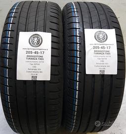 2 GOMME 205 45 17 BRIDGESTONE A64708