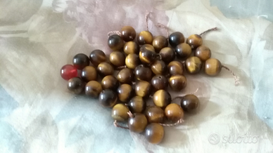 Pietra occhio di tigre 41 grani