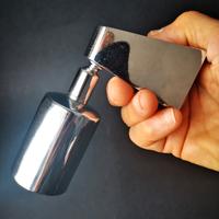 Lampada da parete cromata orientabile - anni 90